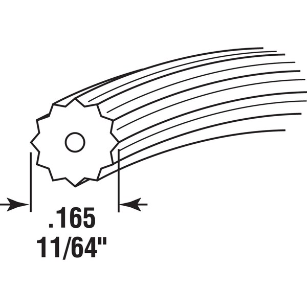 Spline Scrn 0.165X500'